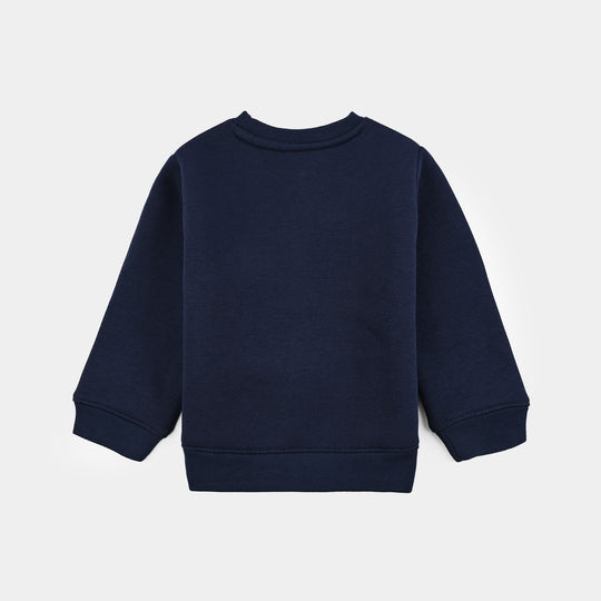 Infant Boys Fleece 2 Piece Suit Cool Dude-NAVY