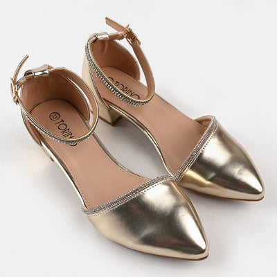 Girls Pumps Heels G362-Gold