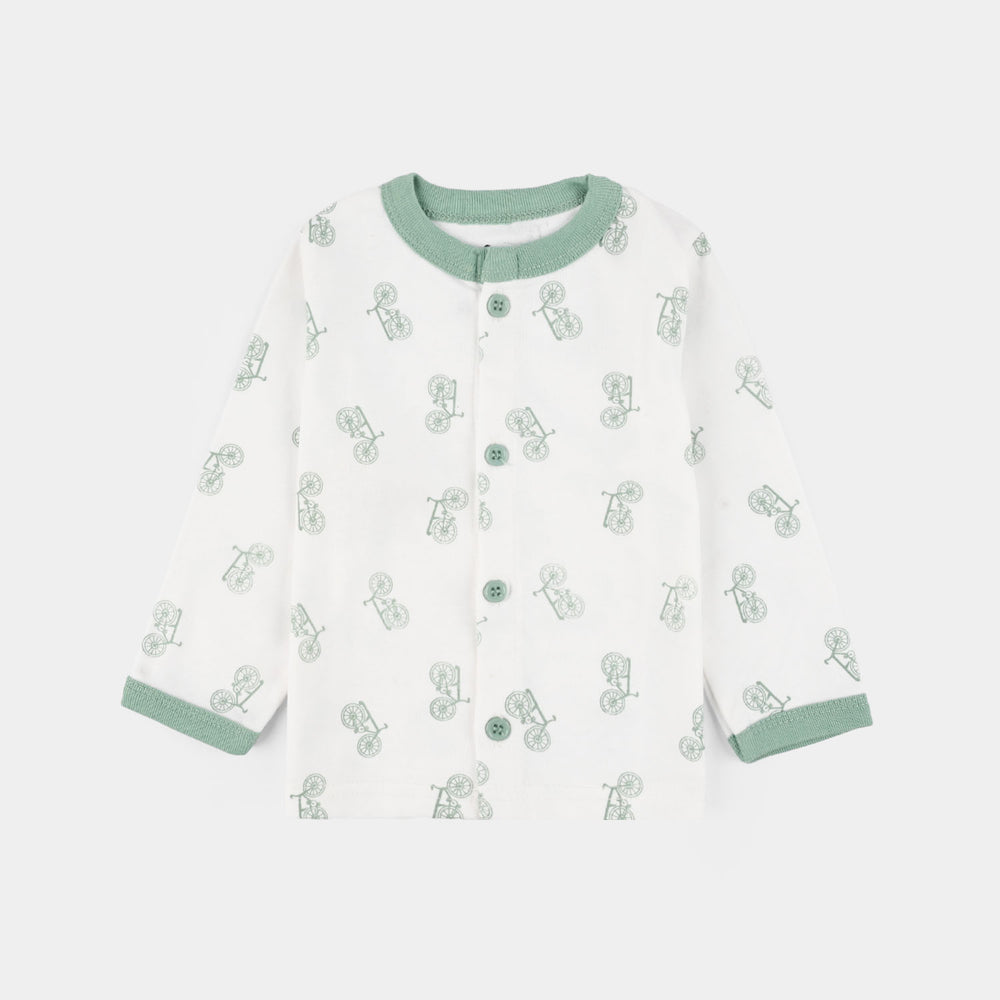 Infant Front Open Suit Cycle Dusty Turquoise