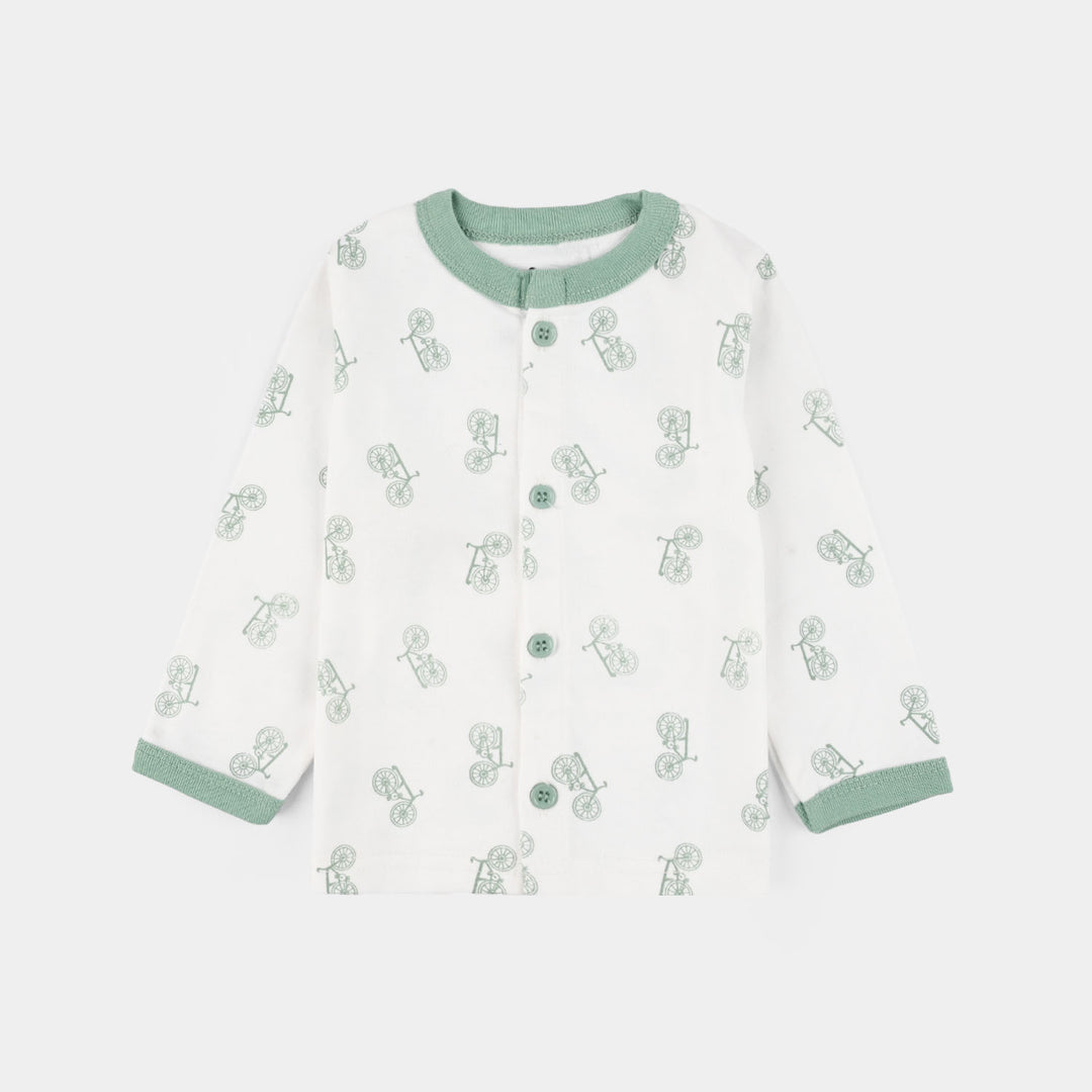 Infant Front Open Suit Cycle Dusty Turquoise