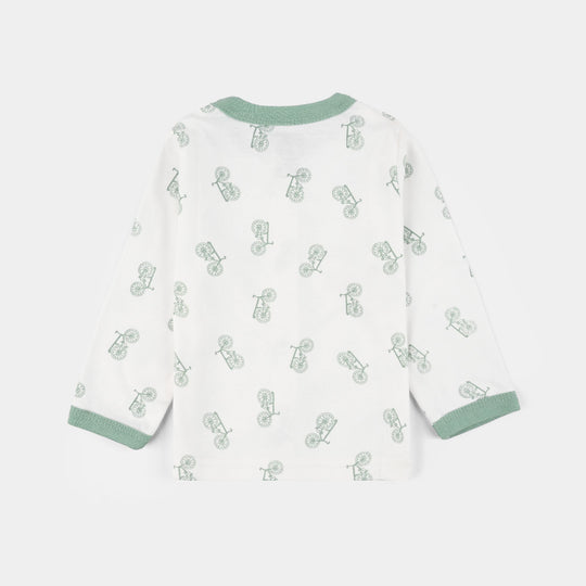 Infant Front Open Suit Cycle Dusty Turquoise