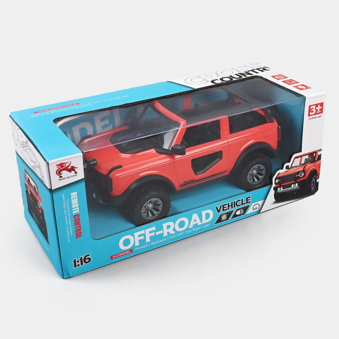 REMOTE CONTROL OFF ROAD VEHICLE FOR KIDS