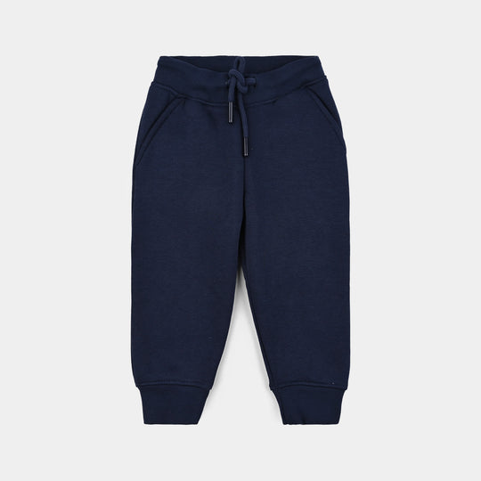 Infant Boys Fleece 2 Piece Suit Cool Dude-NAVY