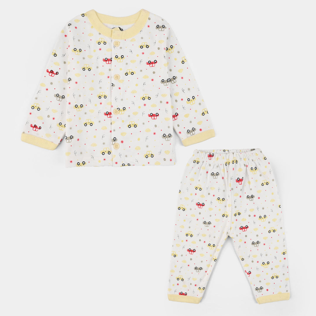 Infant Front Open Suit Car Vanilla Ice
