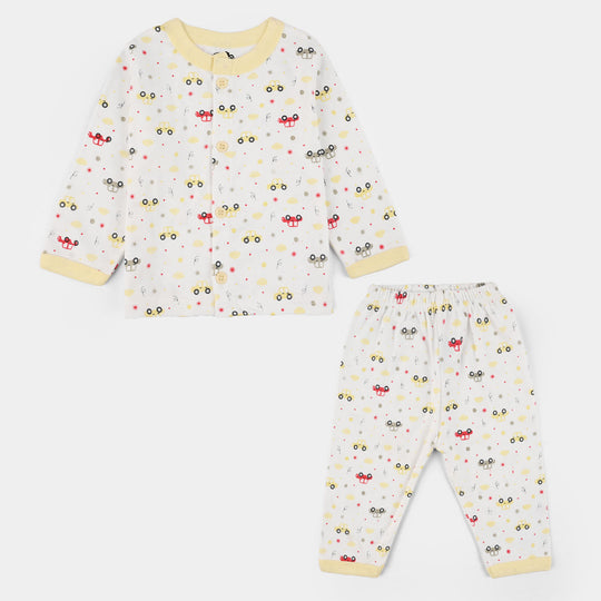 Infant Front Open Suit Car Vanilla Ice