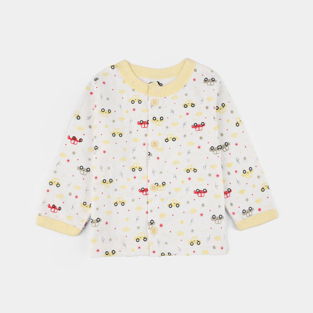 Infant Front Open Suit Car Vanilla Ice