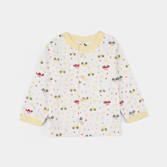 Infant Front Open Suit Car Vanilla Ice