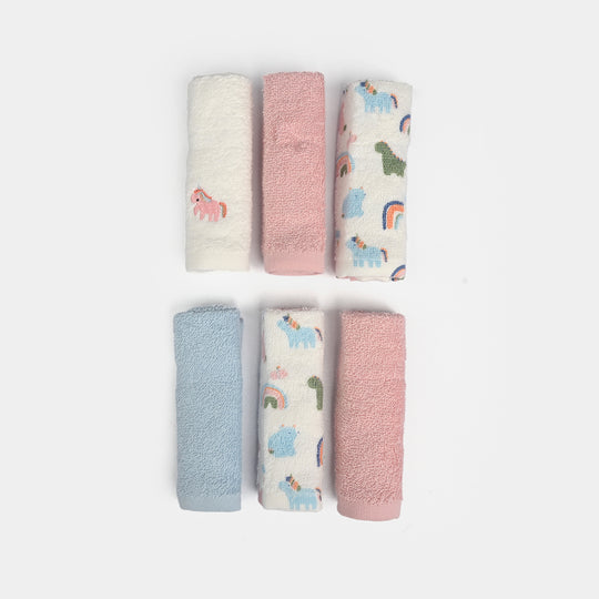 Baby Face Towel of 6