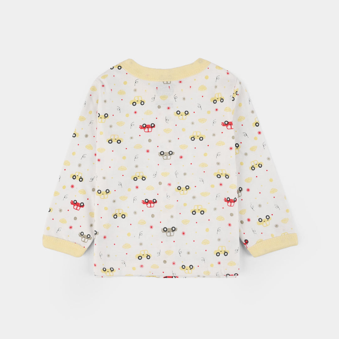 Infant Front Open Suit Car Vanilla Ice