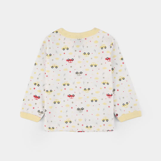 Infant Front Open Suit Car Vanilla Ice