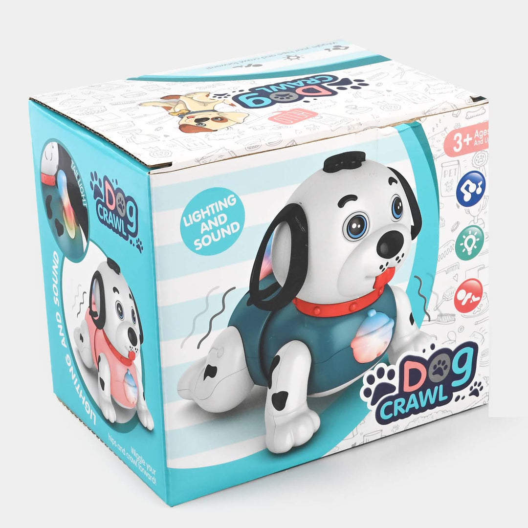 Electric Crawling Toy Dog