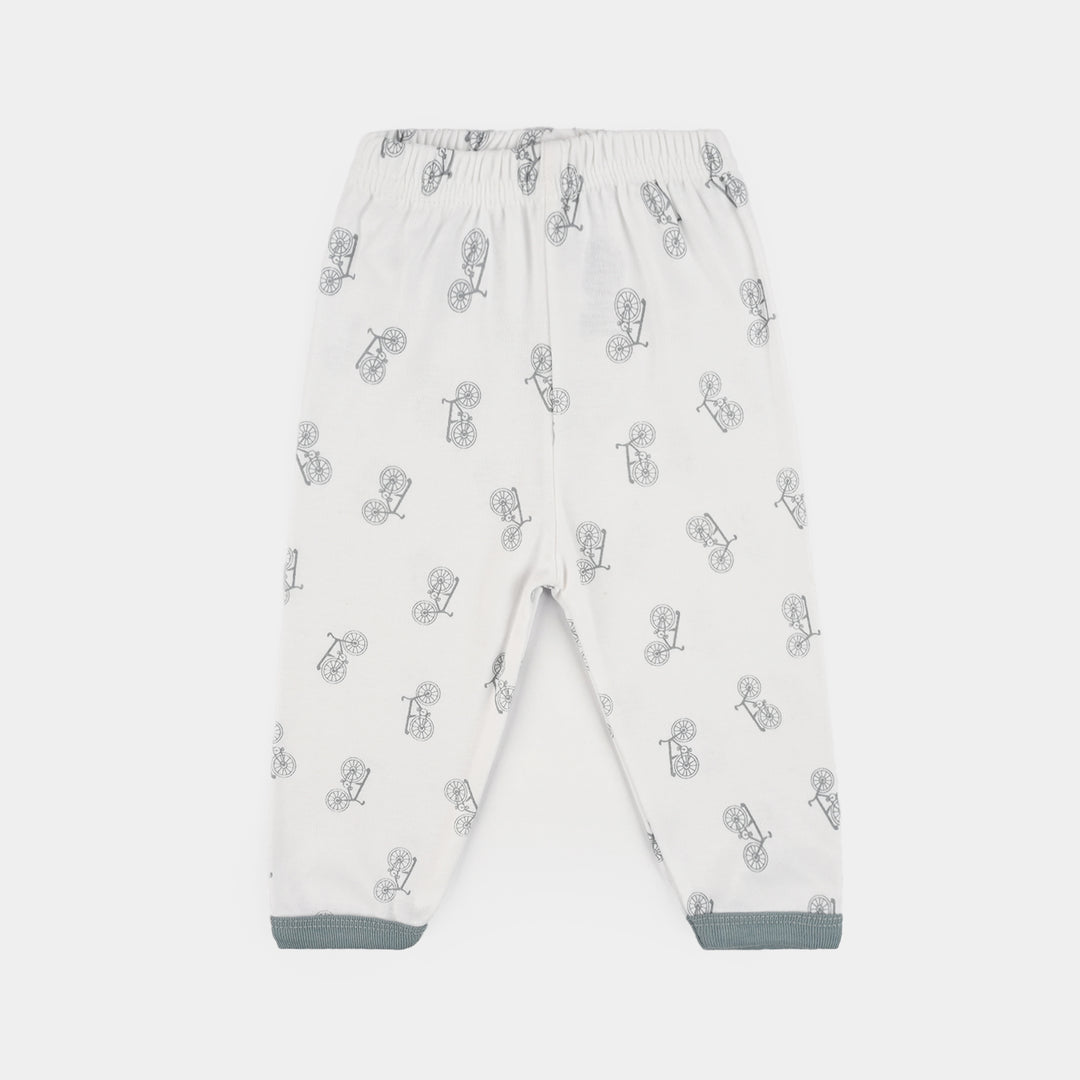 Infant Front Open Suit Cycle Faded Denim