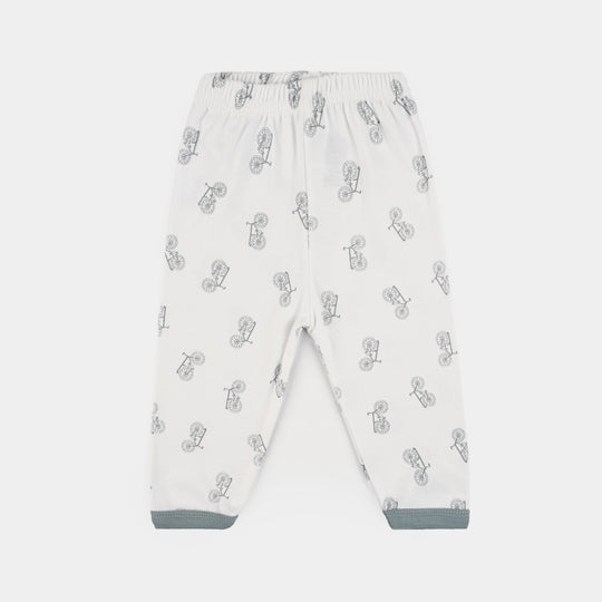 Infant Front Open Suit Cycle Faded Denim