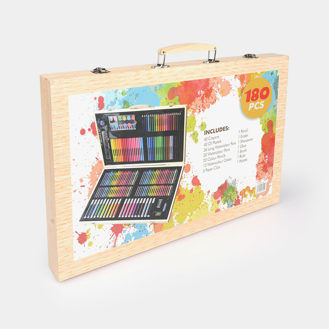 Art Painting & Colors Set with Wooden | 180PCs