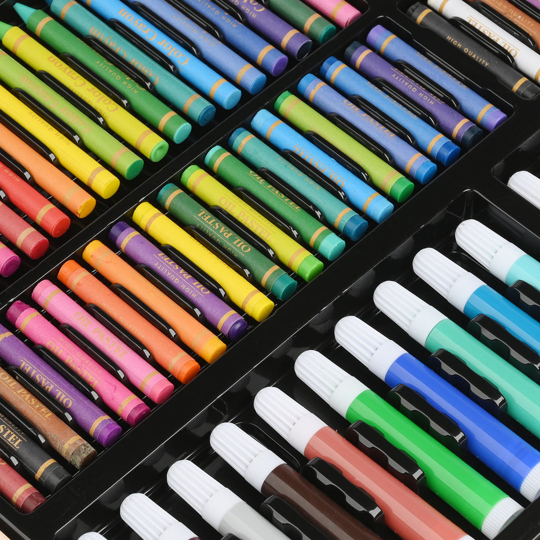 Art Painting & Colors Set with Wooden | 180PCs