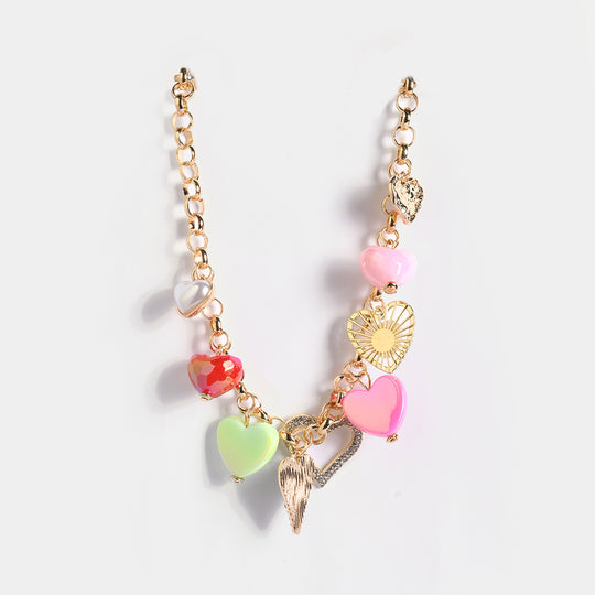 Gold-Tone Floral Necklace