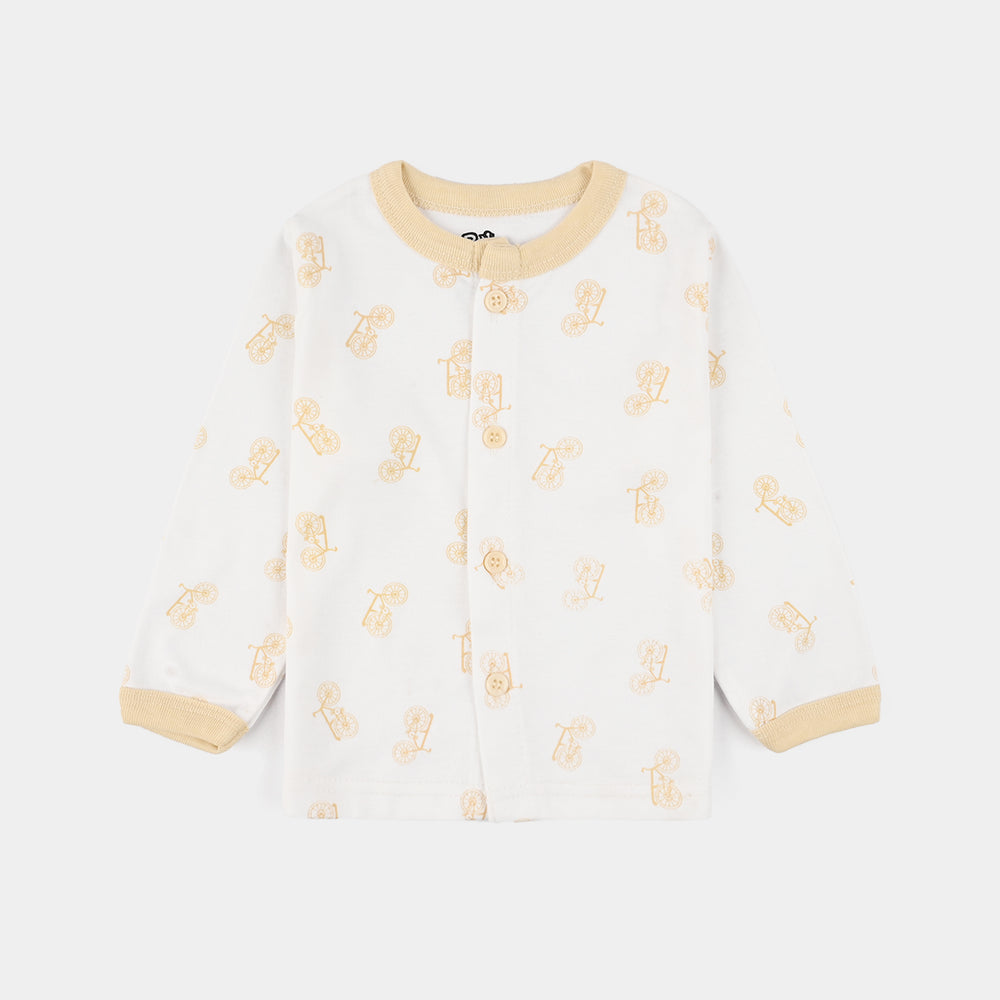 Infant Front Open Suit Cycle  Bleached Sand