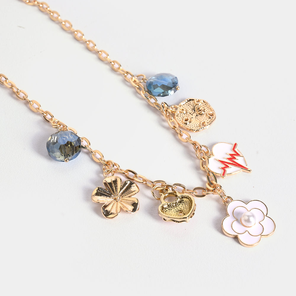 Gold-Tone Floral Necklace