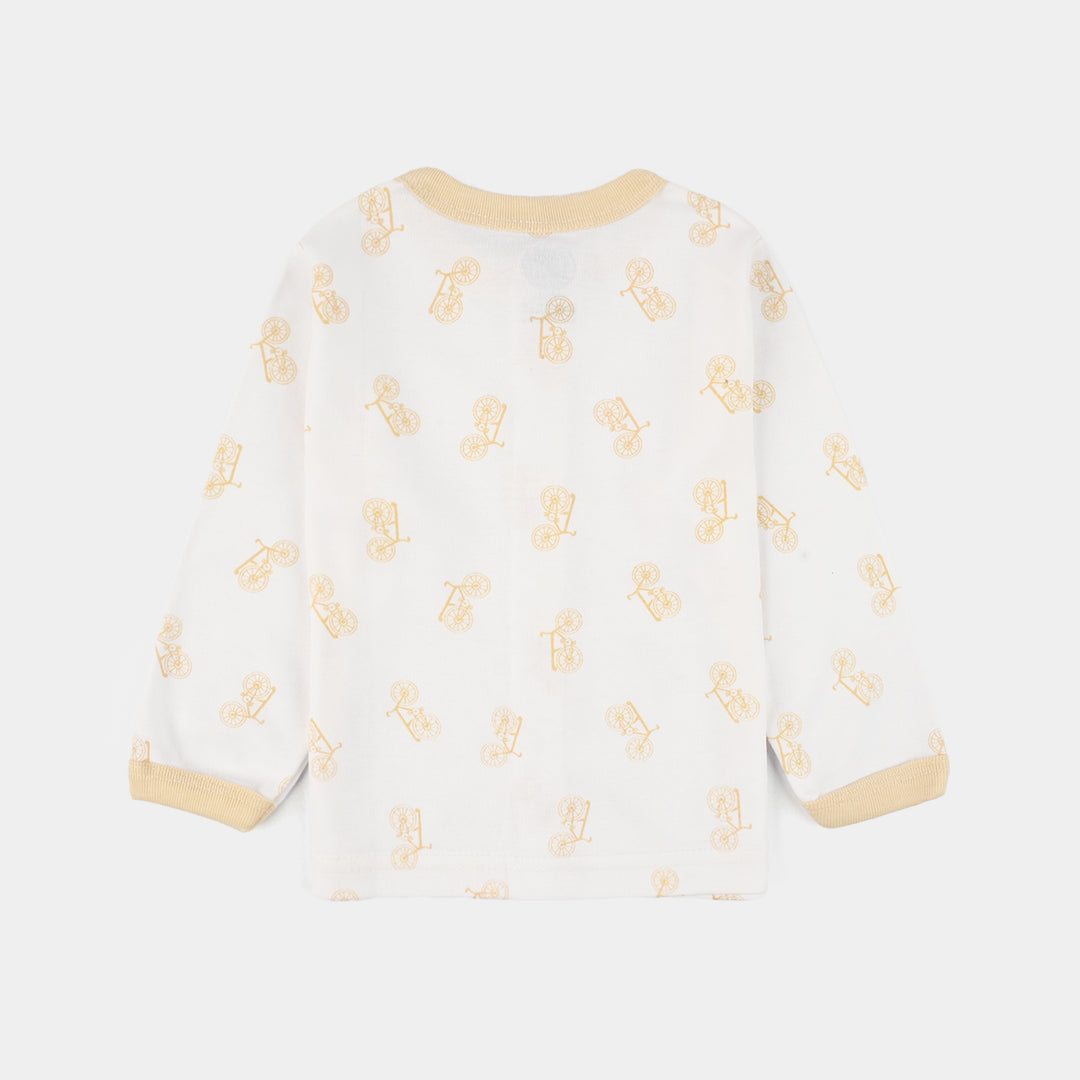 Infant Front Open Suit Cycle  Bleached Sand