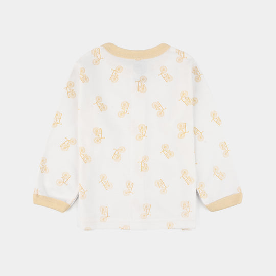 Infant Front Open Suit Cycle  Bleached Sand