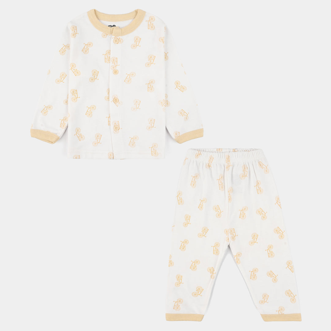 Infant Front Open Suit Cycle  Bleached Sand
