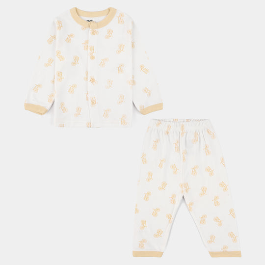 Infant Front Open Suit Cycle  Bleached Sand