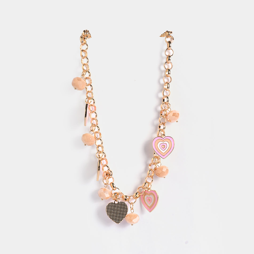 Gold-Tone Floral Necklace