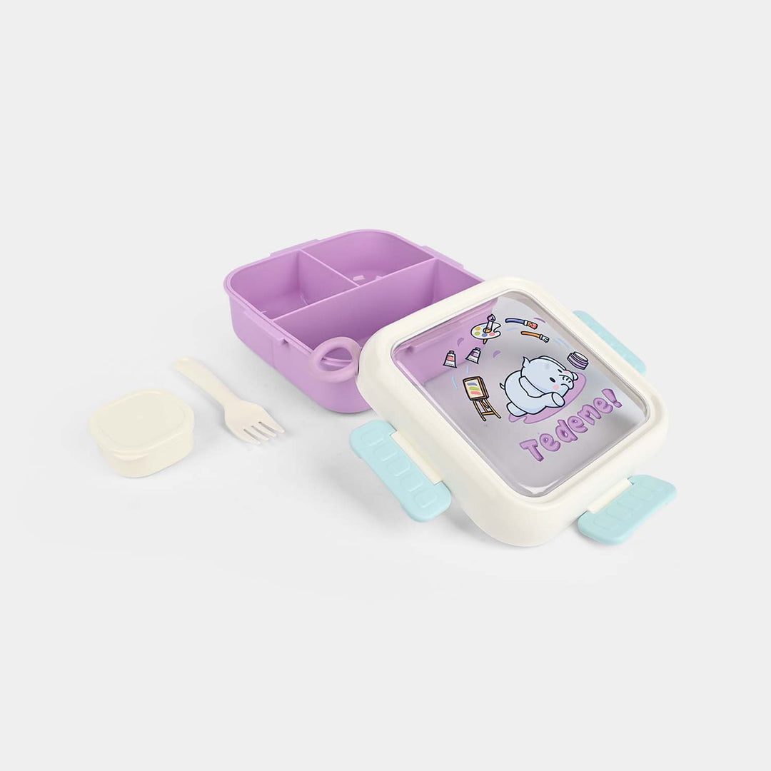 Kids Lunch Box Plastic | Purple