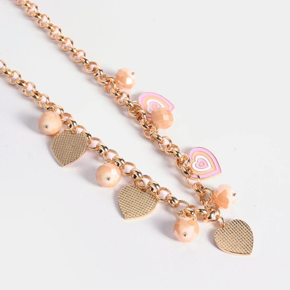Gold-Tone Floral Necklace