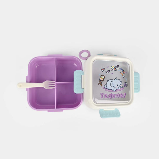 Kids Lunch Box Plastic | Purple