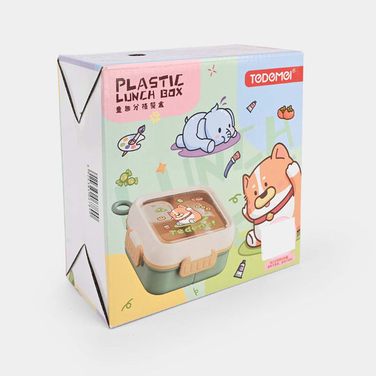 Kids Lunch Box Plastic | Green