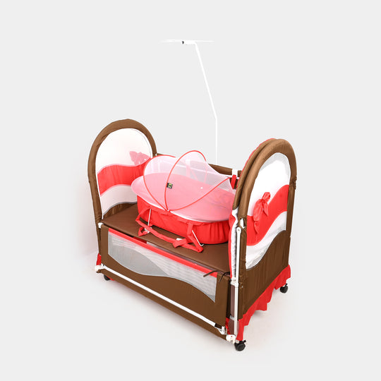 Metal Cot 569A Red
