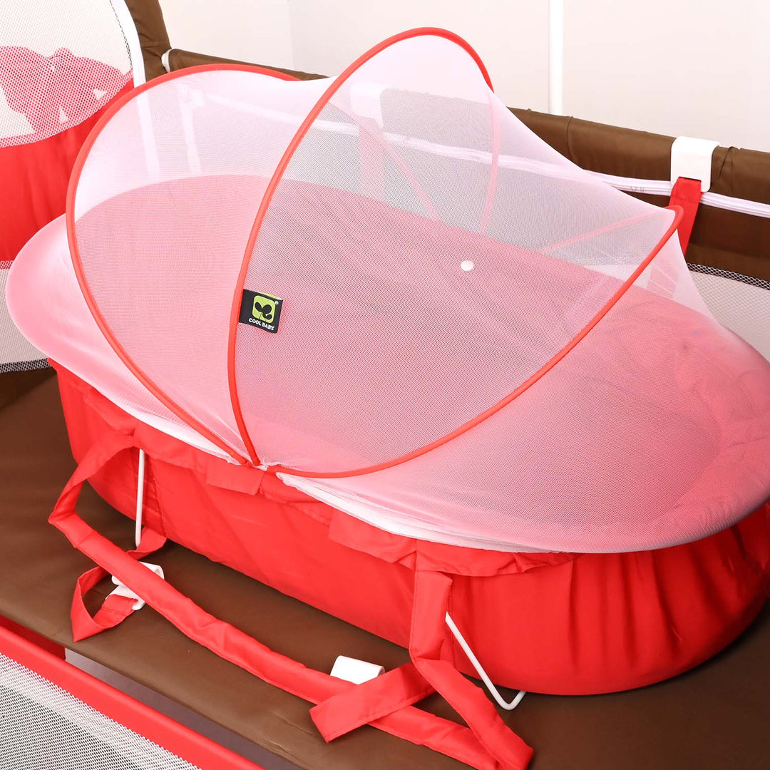 Metal Cot 569A Red