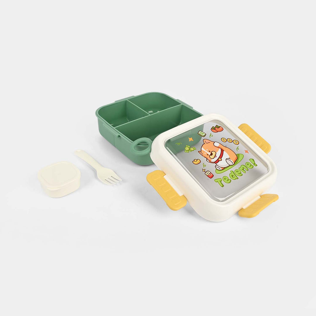 Kids Lunch Box Plastic | Green