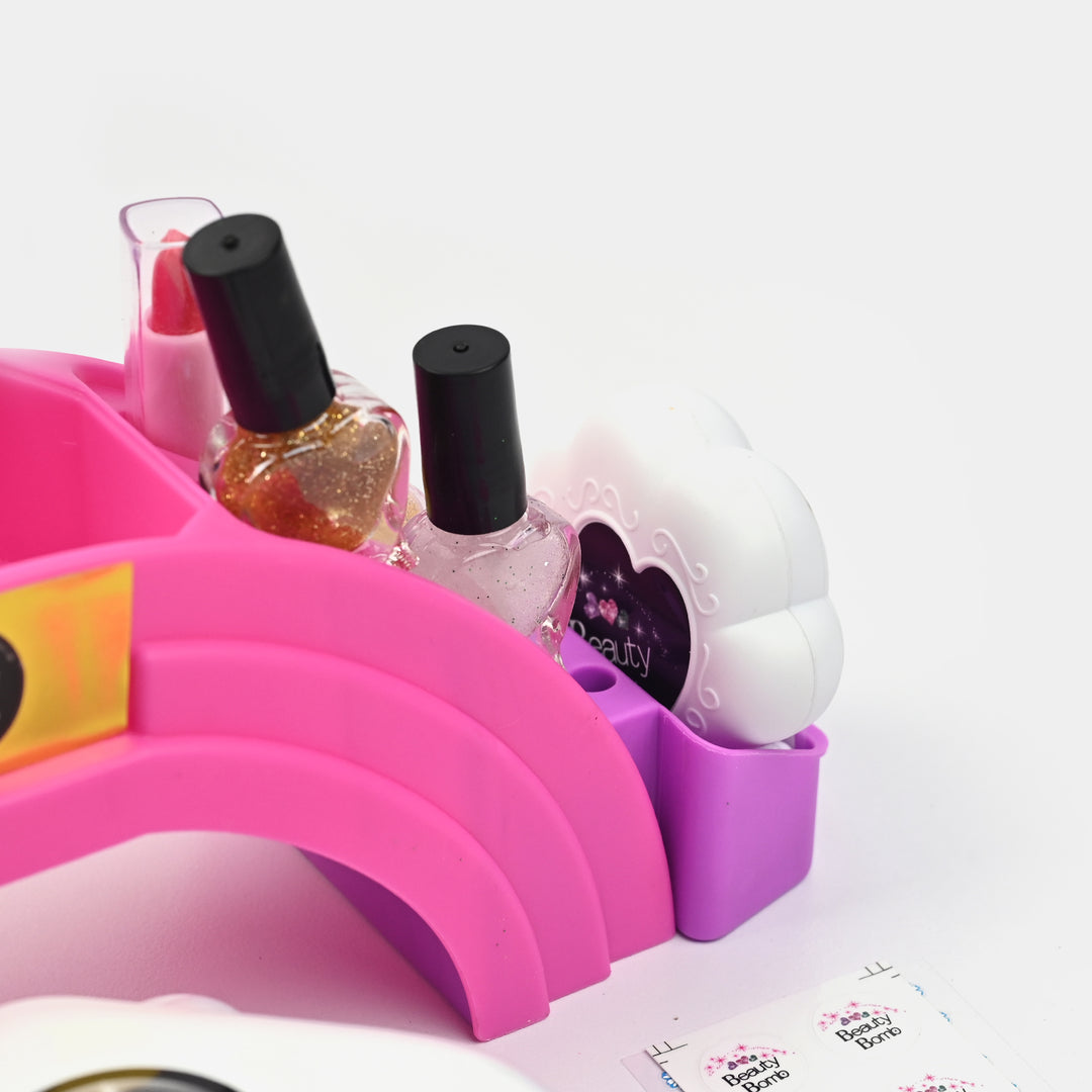 Nail Saloon With Nail Polisher & Dryer For Girls
