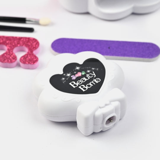 Nail Saloon With Nail Polisher & Dryer For Girls