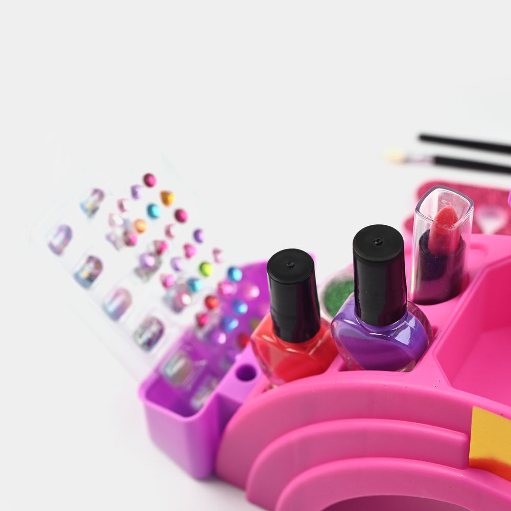 Nail Saloon With Nail Polisher & Dryer For Girls
