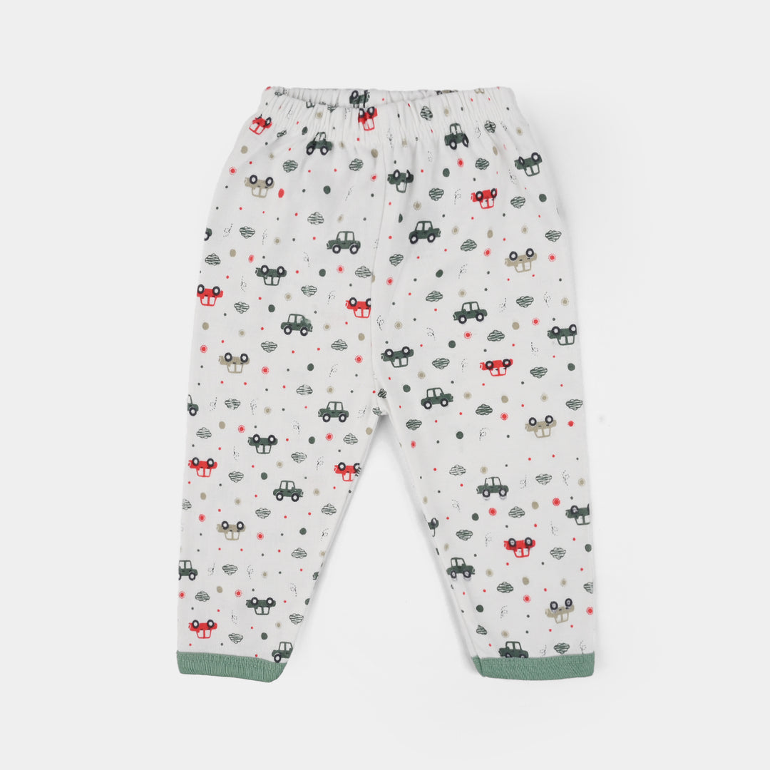 Infant Front Open Suit Car Dusty Turquoise