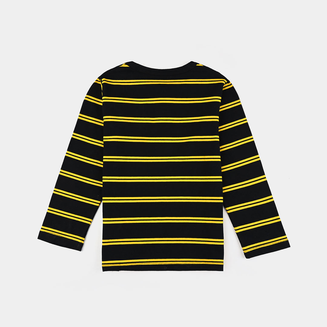 Boys Cotton Jersey T-Shirt F/S-Yellow