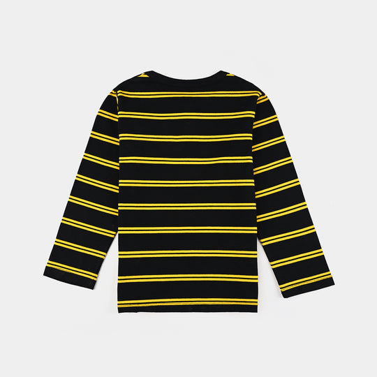 Boys Cotton Jersey T-Shirt F/S-Yellow