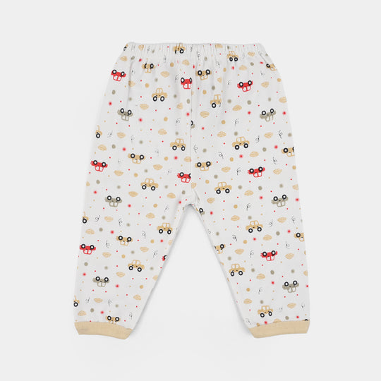 Infant Front Open Suit Car Bleached Sand