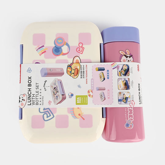Lunch Box With Water Bottle For Kids
