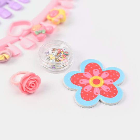 3D Nail Art Fashion Kit Play Set for Girls
