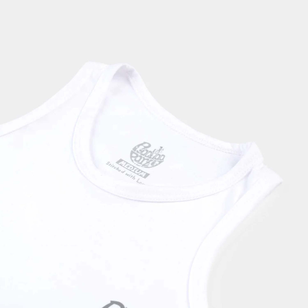 Pack OF 2 Boys Vest-White