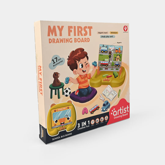 Magnetic Puzzle Cartoon Drawing Board
