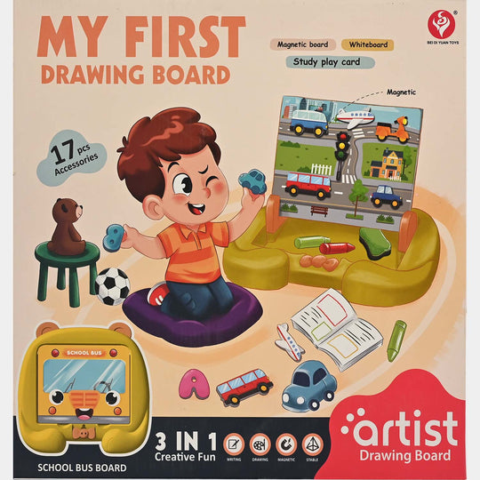 Magnetic Puzzle Cartoon Drawing Board