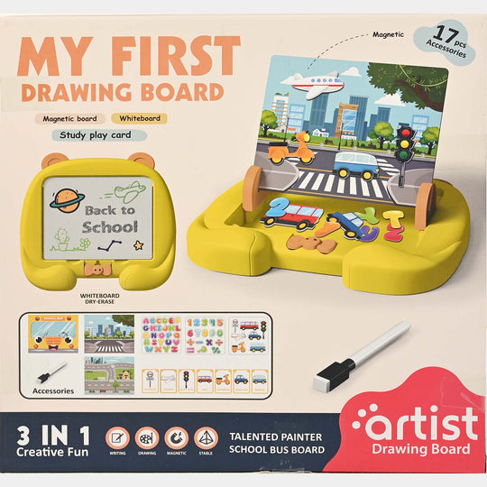 Magnetic Puzzle Cartoon Drawing Board