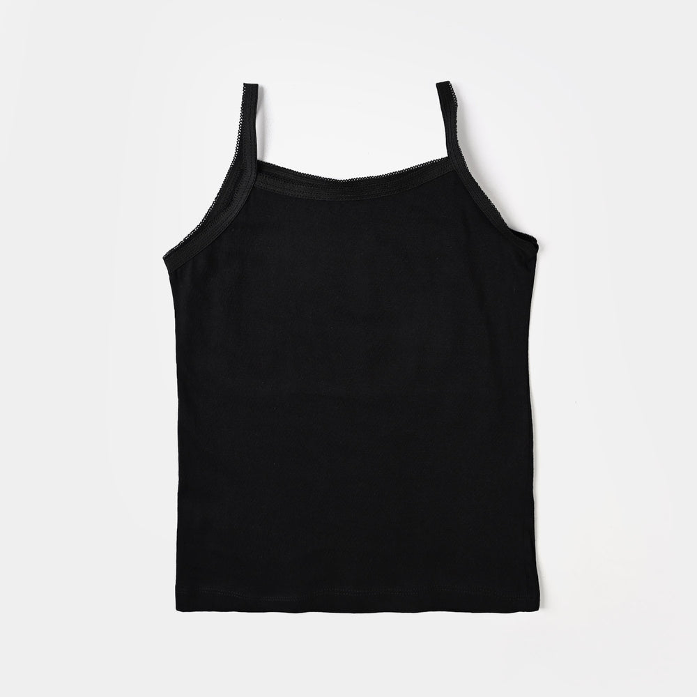 Girls Cami Pack of 2 Basic-BLACK