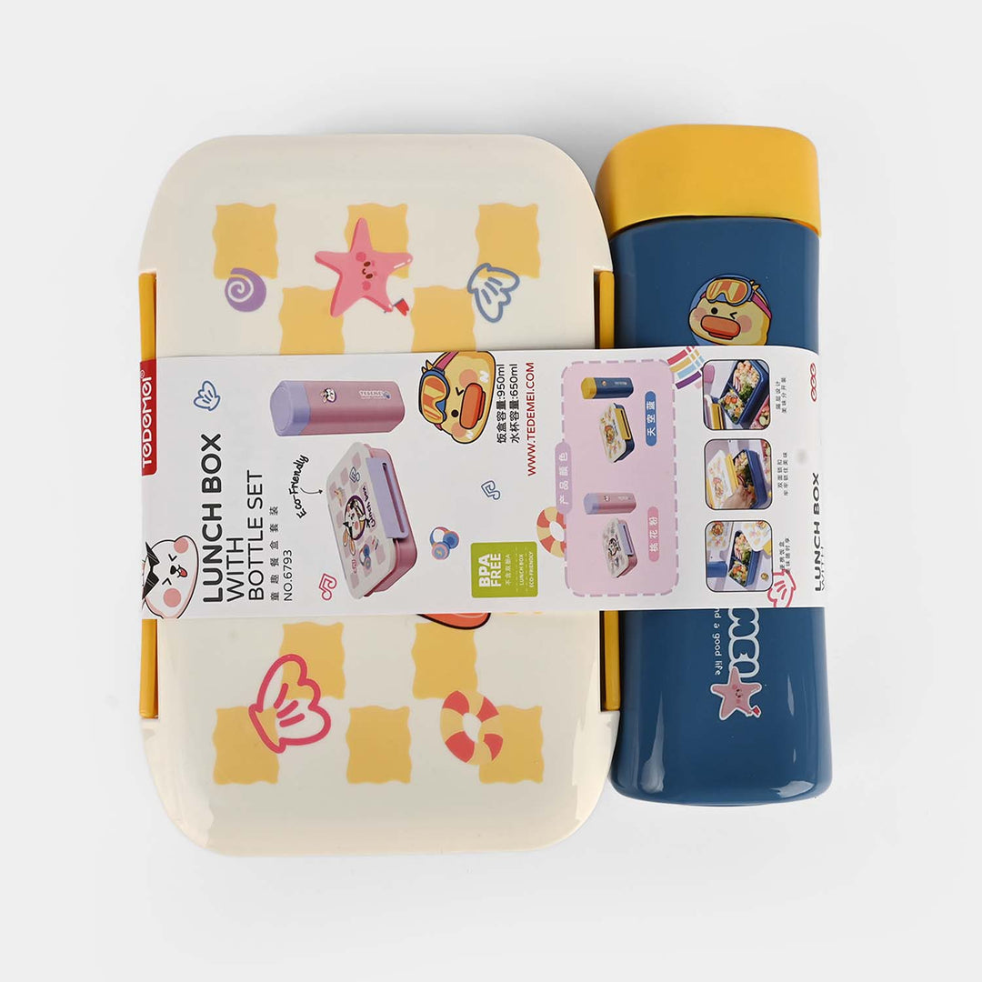 Lunch Box With Water Bottle For Kids