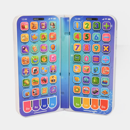 Early Education Foldable Phone Toy with Light & Music